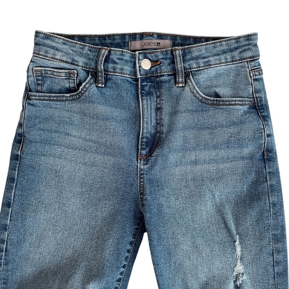 Joe’s Jeans Tomboy Slim Jean in Bibiana High Waisted Distressed Ankle Cropped - Picture 5 of 17